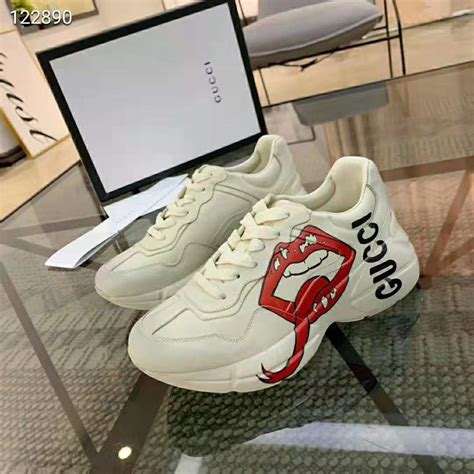 scarpe gucci mauth|women's gucci sneakers.